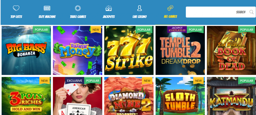 Biblioteca de Jogos Playjango