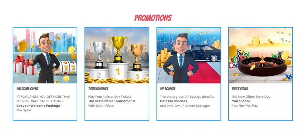 Bônus e Promoções Playjango