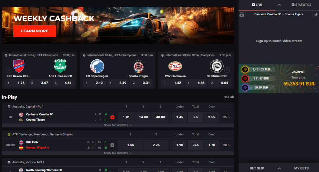 Apuestas Deportivas N1 Bet
